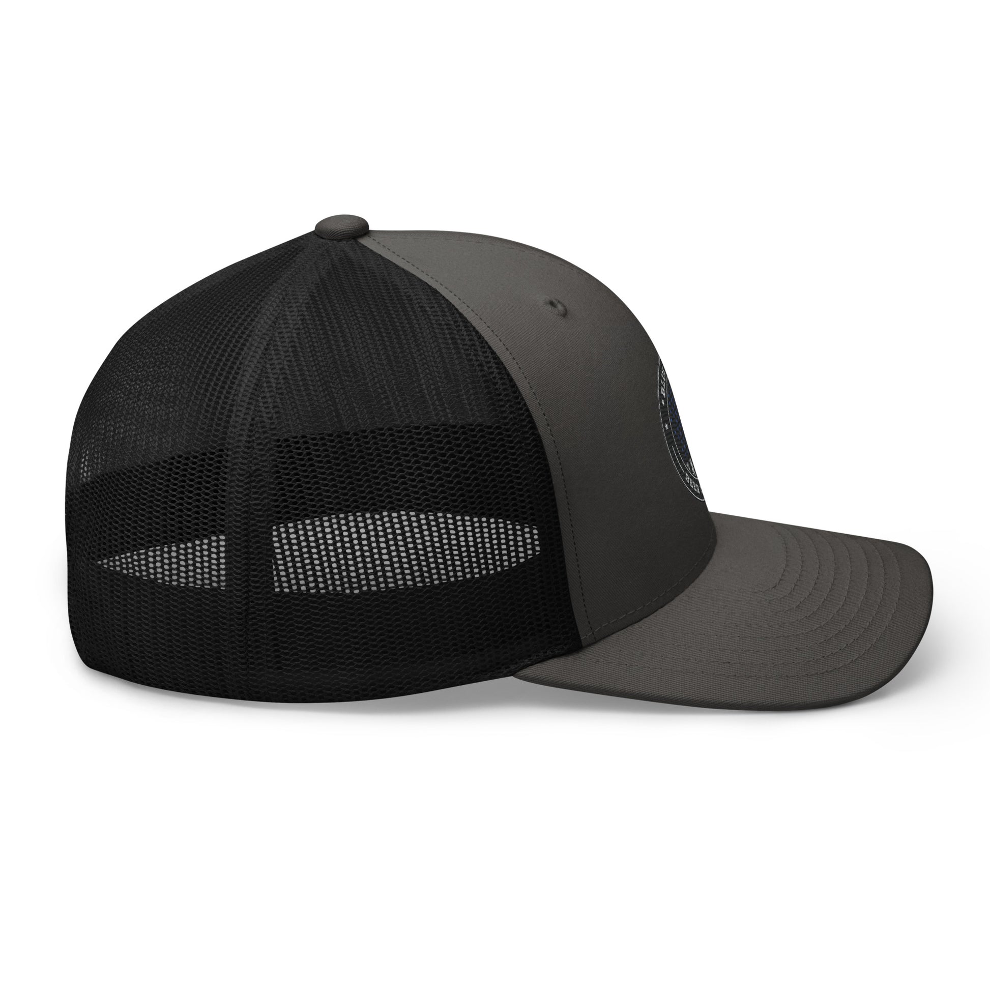 beerme Patch Trucker Hat Charcoal/Black